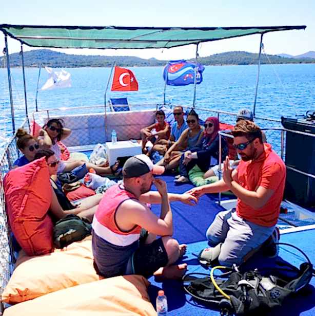 deneme dalışı brifingi